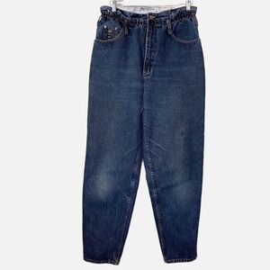 Jordache Vintage High Waisted Tapered Leg Mom Denim Jeans Women’s 32